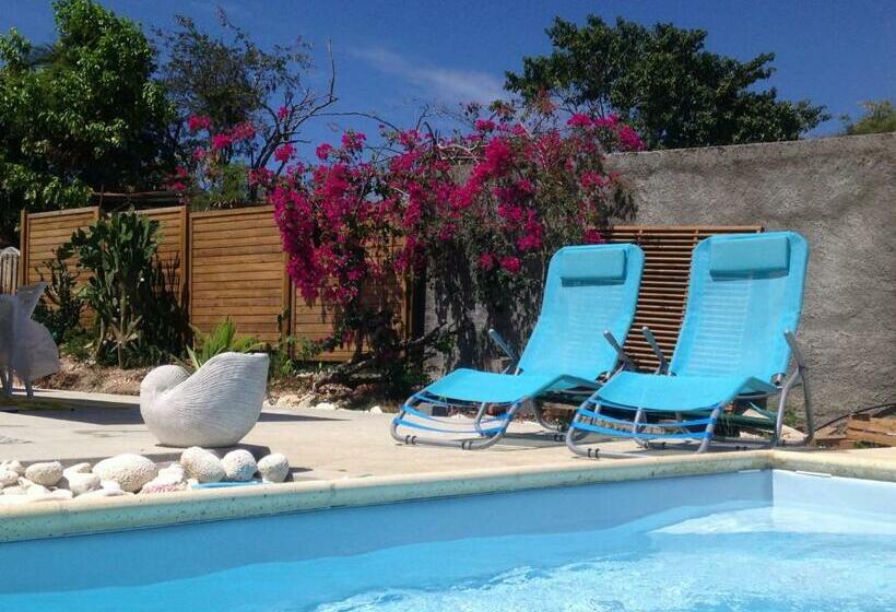 تختخواب و صبحانه Chambre D Hôte Coeur Coco Piscine