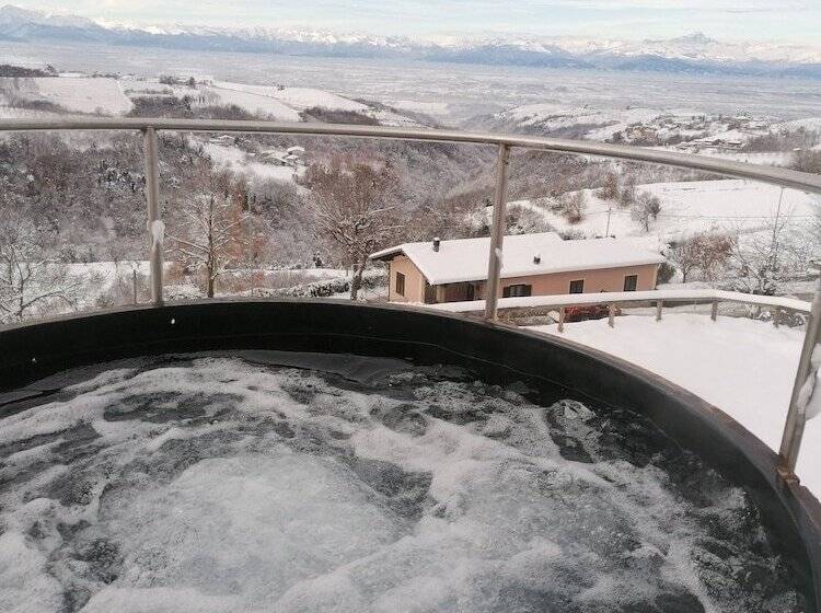 צימר Villa Belvedere Langhe