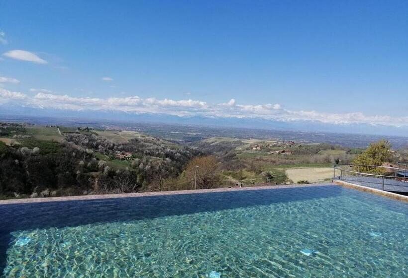 צימר Villa Belvedere Langhe