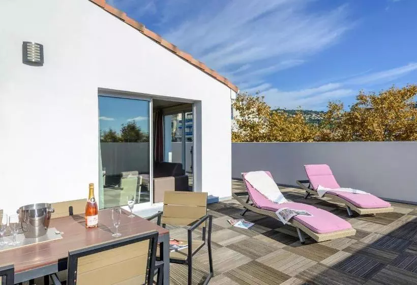 בית מלון כפרי Appart Hôtel La Villa Carnot Cannes