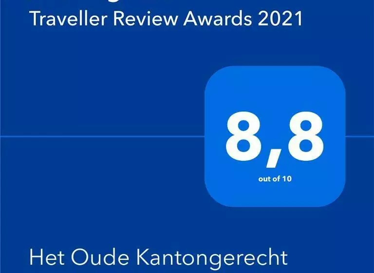 Aamiaismajoitus (B&B) Het Oude Kantongerecht