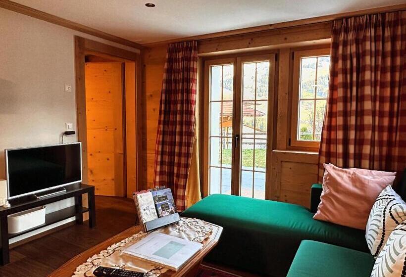 بنسيون One Bedroom With Mountain And Garden View Ground Floor Of Chalet Solaria