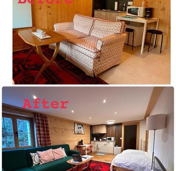 بنسيون One Bedroom With Mountain And Garden View Ground Floor Of Chalet Solaria