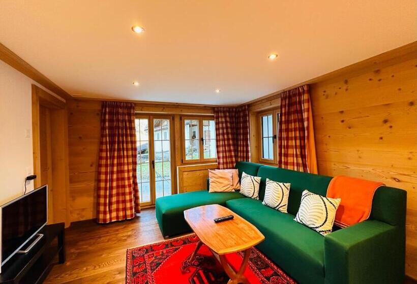 بنسيون One Bedroom With Mountain And Garden View Ground Floor Of Chalet Solaria