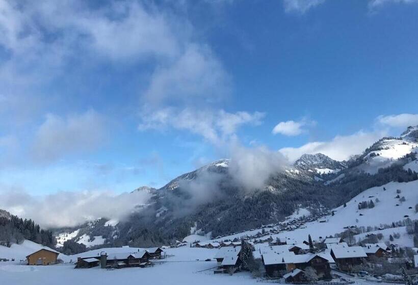 بنسيون One Bedroom With Mountain And Garden View Ground Floor Of Chalet Solaria