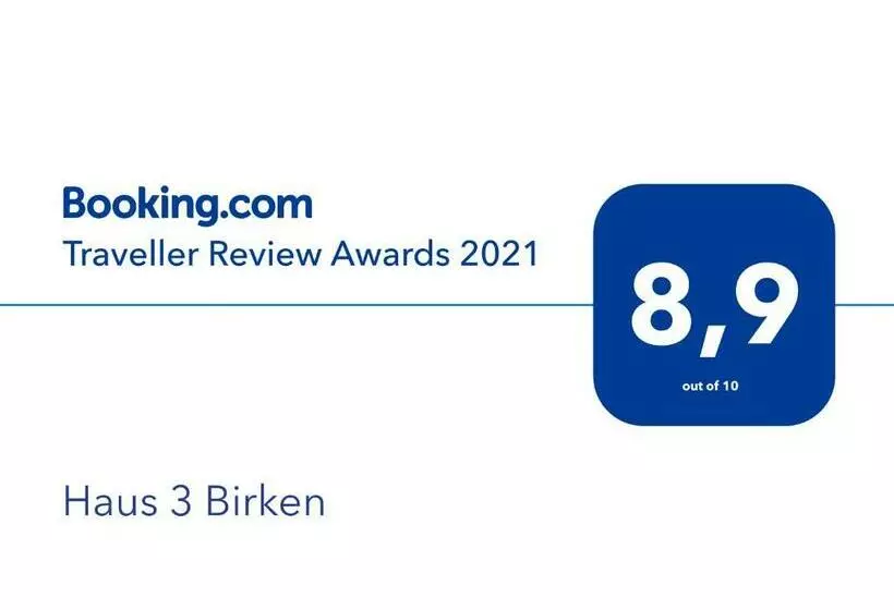 Aamiaismajoitus (B&B) Haus 3 Birken