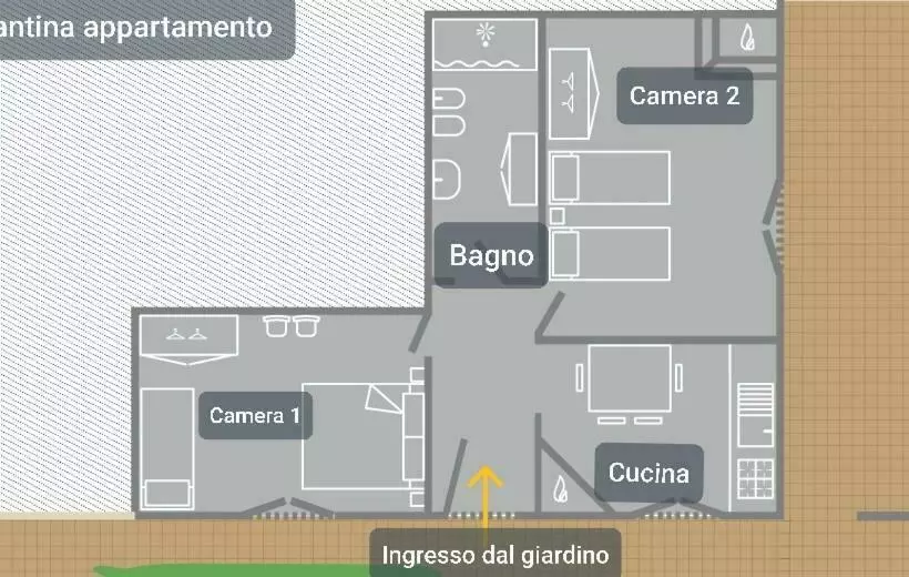 ホテル Cascina Cliternia