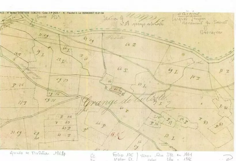 Aamiaismajoitus (B&B) La Grange De La Coste