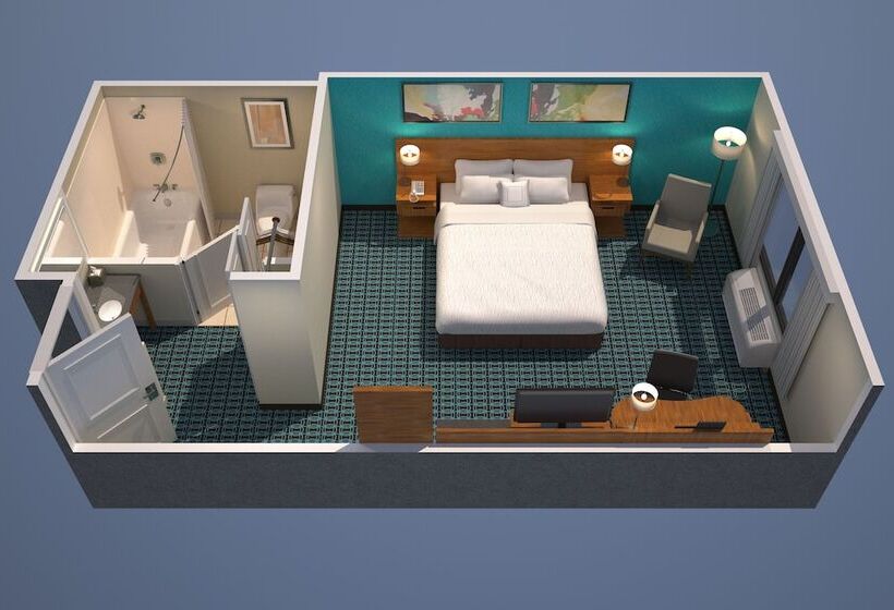 בית מלון כפרי Fairfield Inn And Suites Chicago Lombard