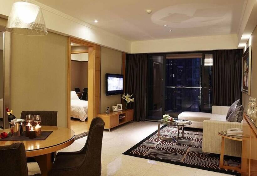 Dan Executive Hotel Apartment Zhujiang New Town Freeshuttle Bus To Cantonfair Duringcanton Fair Peri