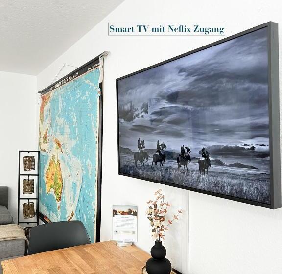 住宿加早餐  Modern Room With Netflix In Porta Westfalica