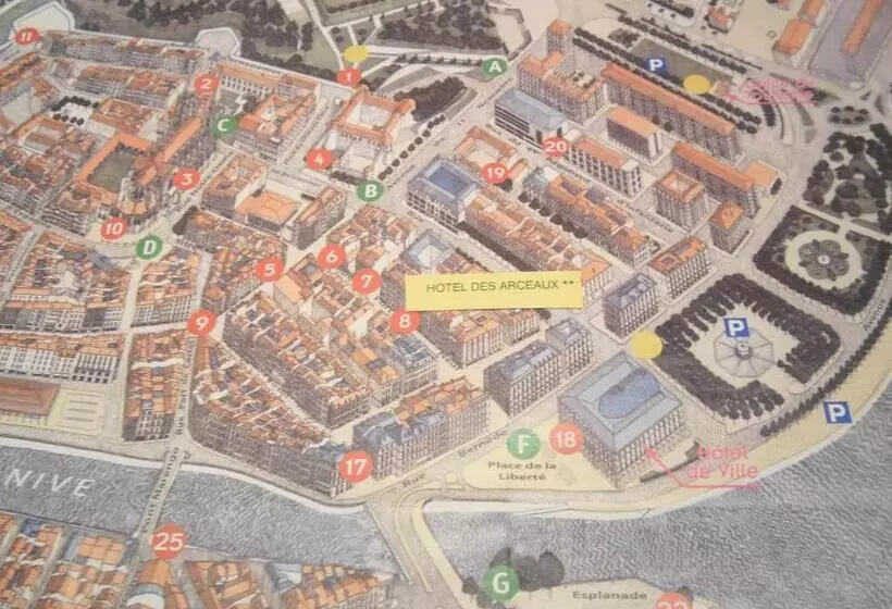 Hotell Hôtel Des Arceaux