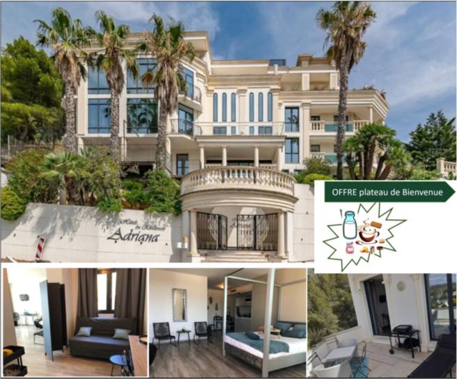 Grand Studio Terrasse De Standing, Pleine Vue Village Et Mer