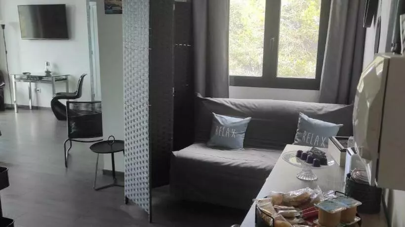 Grand Studio Terrasse De Standing, Pleine Vue Village Et Mer