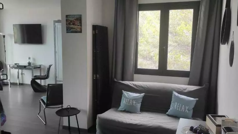 Grand Studio Terrasse De Standing, Pleine Vue Village Et Mer