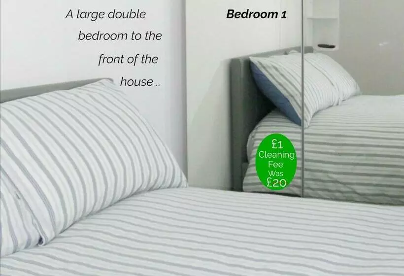 پانسیون Victorian Terrace Old Stoke   With Self Check In And Free Parking   Rooms At Ipswichdigs