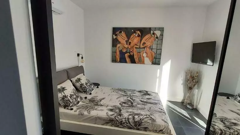 ベッドアンドブレックファースト Villa Label Vue Chambres D Hôtes Avec Piscine Au Boulou