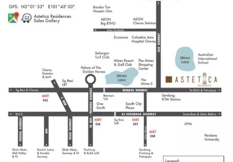 ホテル Astetica Residences @ Seri Kembangan