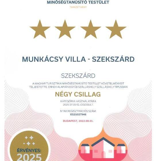 Пансион Munkácsy Villa Szekszárd