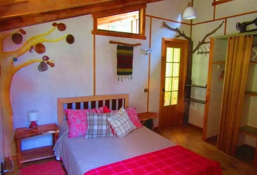 ペンション Refugio Montaña Kultrun Mawida, Habitación Con Baño Y Cocina Privada