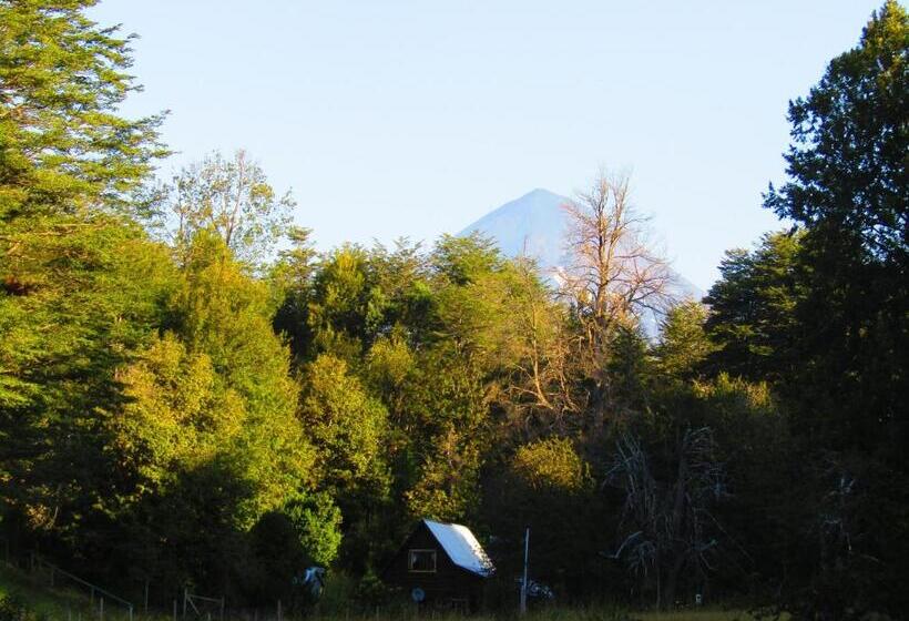 پانسیون Refugio Montaña Kultrun Mawida, Habitación Con Baño Y Cocina Privada