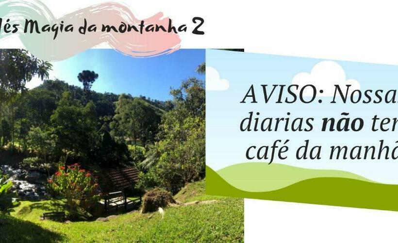 בית מלון כפרי Magia Da Montanha Vista Para O Rio