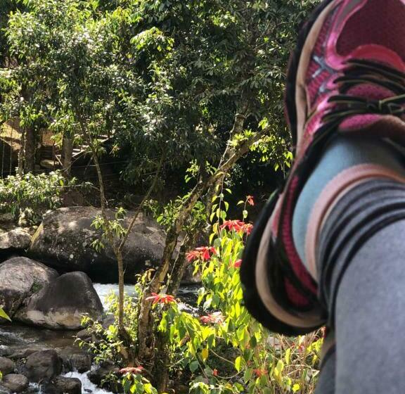 בית מלון כפרי Magia Da Montanha Vista Para O Rio