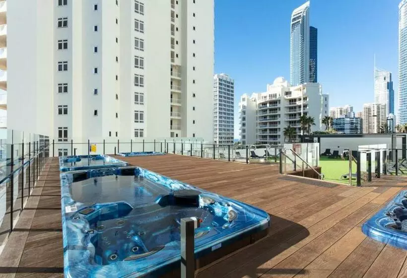 ユースホステル Cosy Studio With Ocean Views & Rooftop Jacuzzis