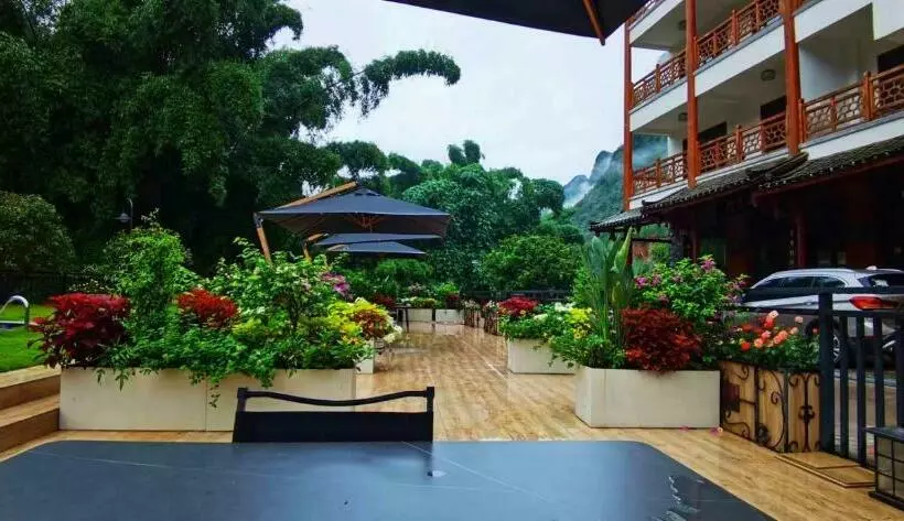 Hotelli Yangshuo Xingping Shanshuiyao Resort Free Train Station Pick Up Stay 3 Days Promotion