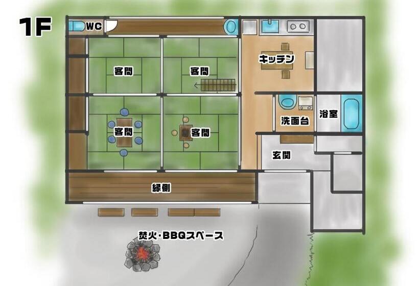 בית מלון כפרי We Home Stay 川越的場