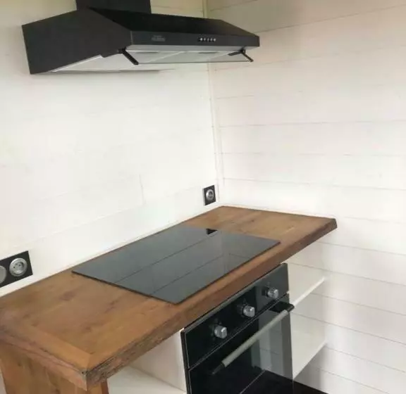 ベッドアンドブレックファースト Tiny House Et Bain Nordique à La Ferme