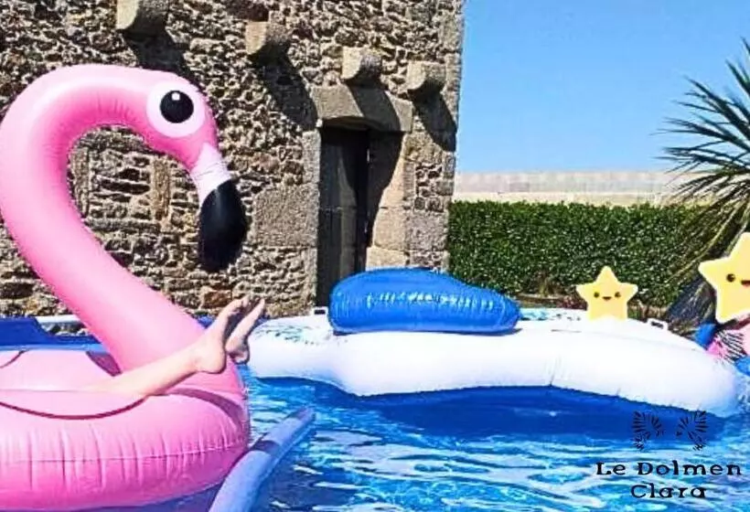 Aamiaismajoitus (B&B) La Casa Du Dolmen Clara, Balnéo Privée, Entre Terre Et Mer