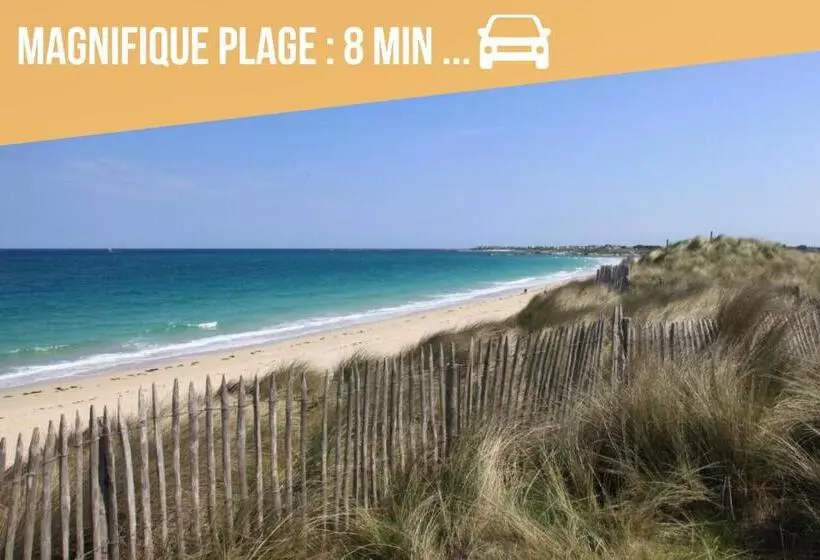 Aamiaismajoitus (B&B) La Casa Du Dolmen Clara, Balnéo Privée, Entre Terre Et Mer