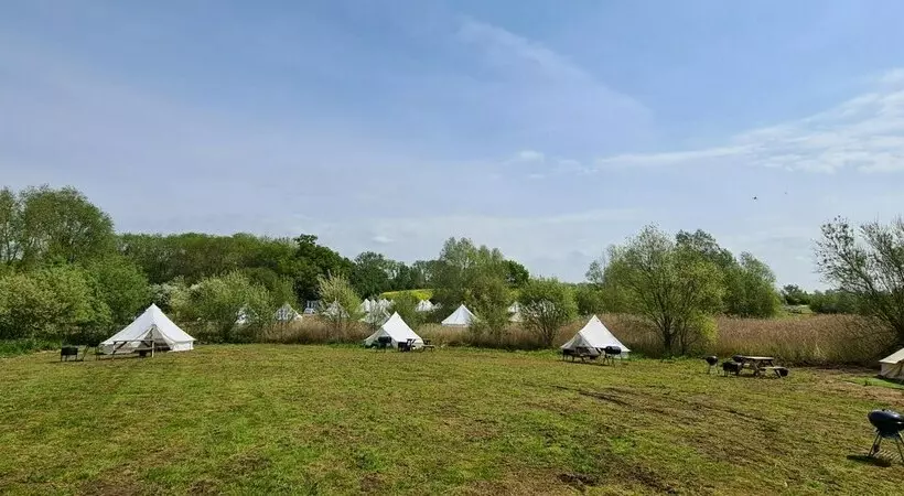 4 Meter Bell Tent  Up To 4 Persons Glamping