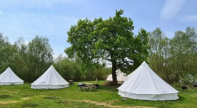 4 Meter Bell Tent  Up To 4 Persons Glamping
