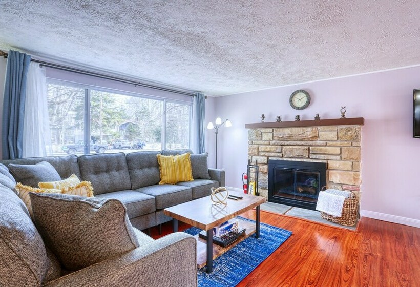 New Bright And Relaxing Cabin With Fireplace And Firepit