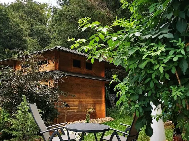 민박 Pension Am Waldrand