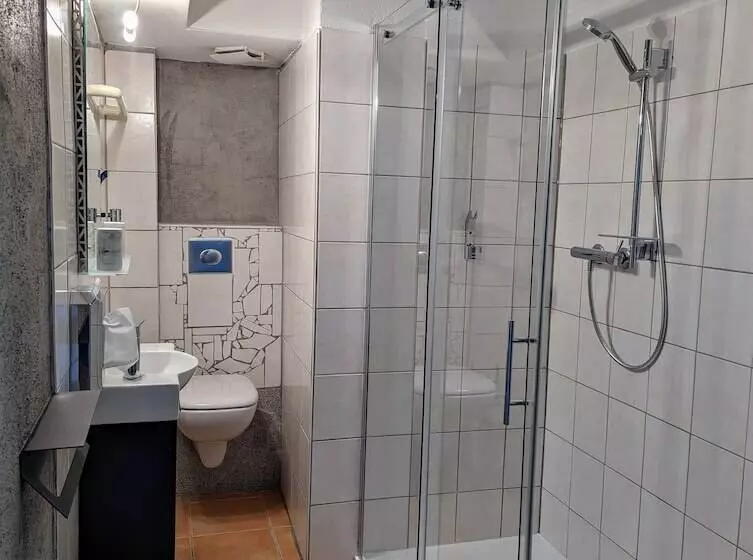 민박 Pension Am Waldrand