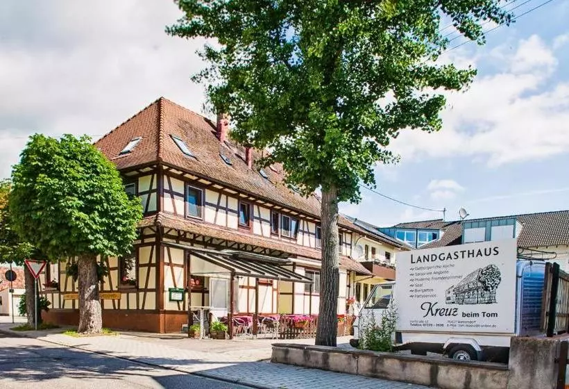 Пансион Landgasthaus Kreuz Beim Tom