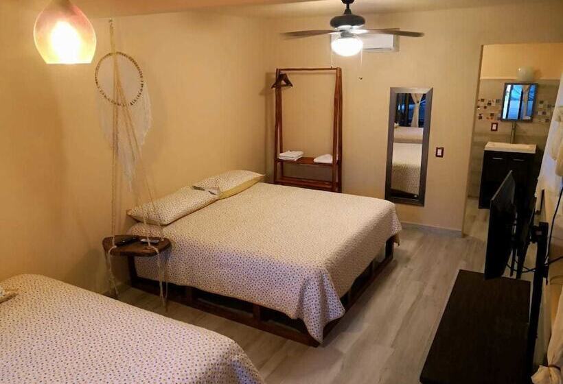 Отель Iguana Rana Cabins Bacalar