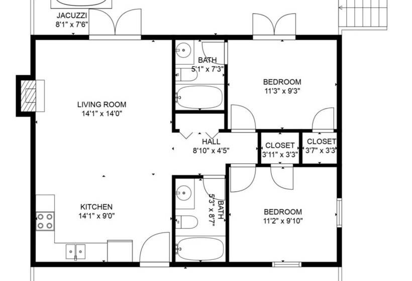 Creekside Memories 2 Bedrooms, 2 Baths, Sleeps 6 Cabin By Redawning