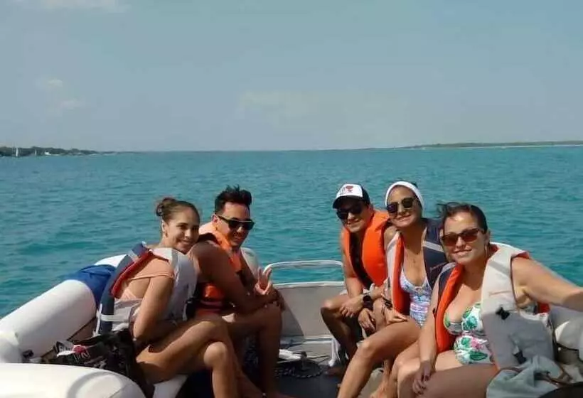 ホテル Casa La Joya Bacalar