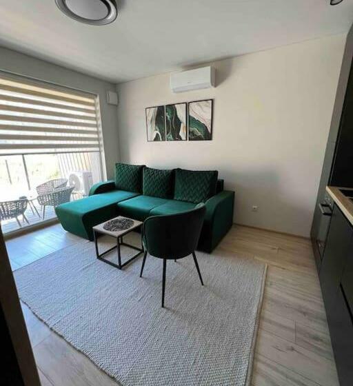 Modern & Cozy Studio With Patio “prie Juros”