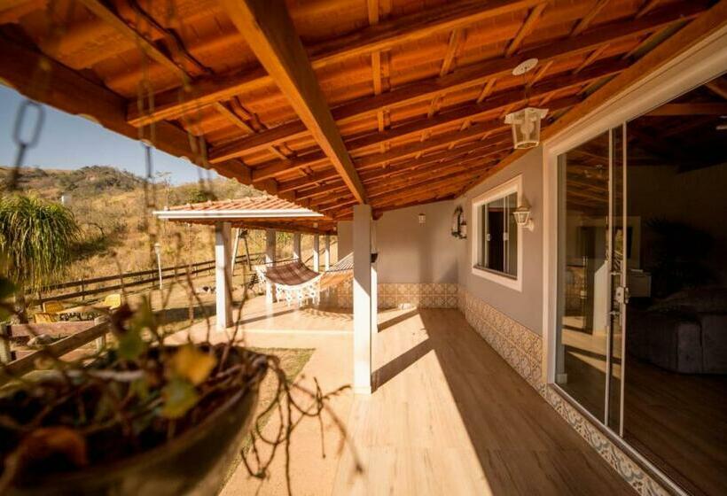 Casa De Campo Com Piscina Cascata Artificial