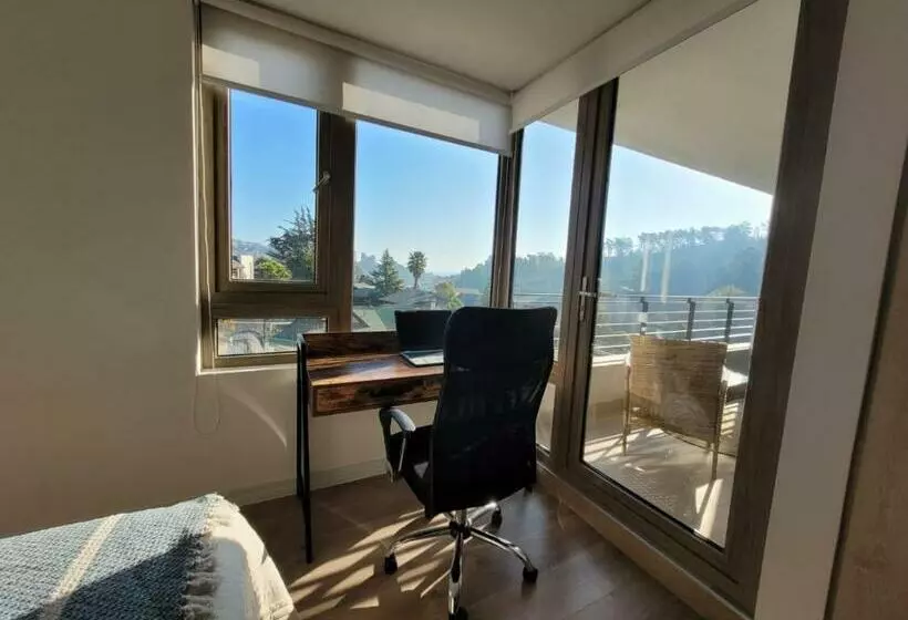 Hermoso Departamento Reñaca Con Piscina