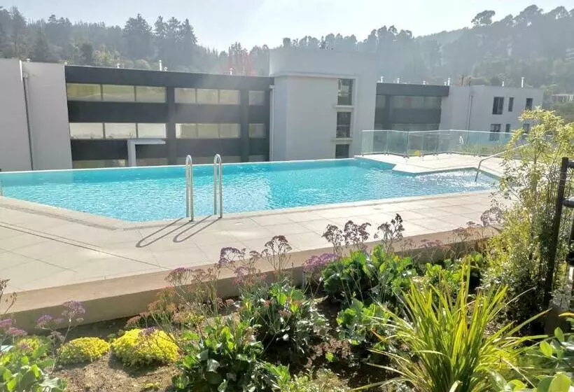 Hermoso Departamento Reñaca Con Piscina