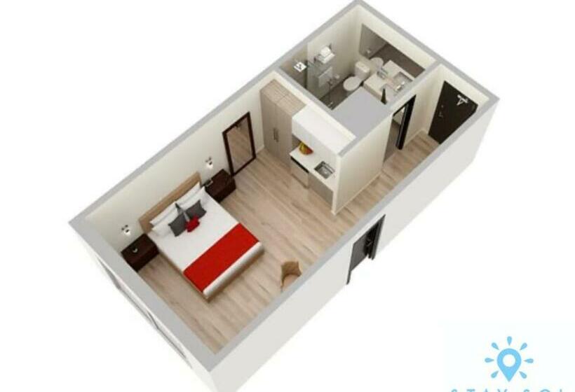 هاستل Rooftop Pool & Hot Tub   Gym   Near Beach