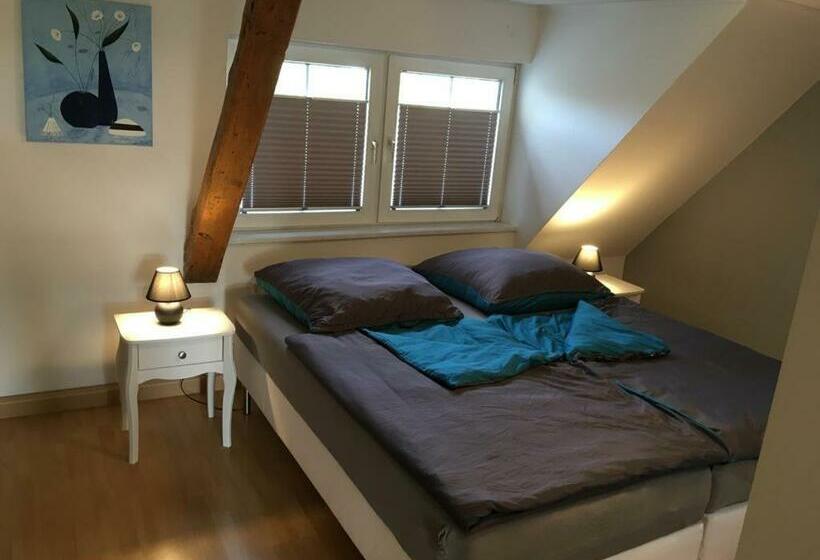 Schöne Große Wohnung, Terrasse, Kamin, Parkplatz, 2 Schlafzimmer