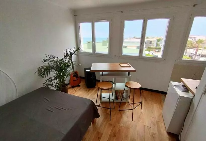 Cosy Studio En étage Résidence Front De Mer