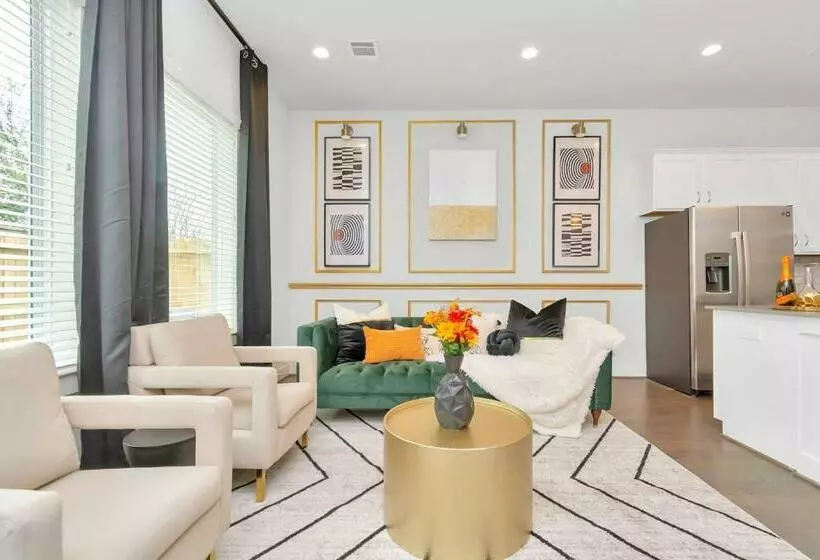 Emerald Palace   New, Modern 3br Townhome Close To Downtown, Nrg, Med Ctr